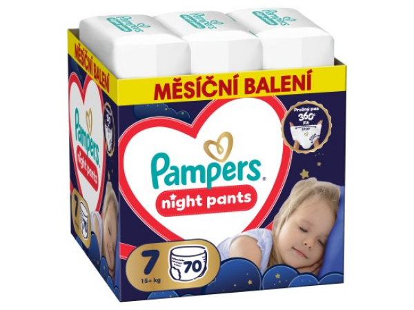 Pampers Pants Night, vel. 7, 70 ks