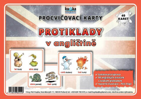 Procvičovací karty - Protiklady v angličtině - Petr Kupka