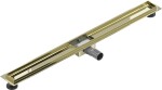 MEXEN - Flat odtokový žlab bez roštu 90 cm zlata 1515090