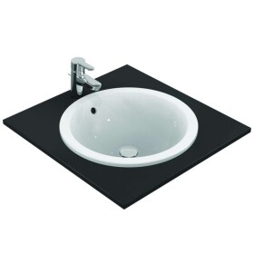 IDEAL STANDARD - Connect Umyvadlo zápustné, průměr 48 cm, s přepadem, bílá E505301