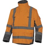 Deltaplus Bunda reflexní TARMAC oranžovo-šedá 3XL oranžovo-šedá
