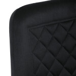 Jídelní židle, černá, sametová látka, DCL-973 BK4
