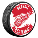 Mustang Puk Detroit Red Wings NHL Splash