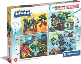Clementoni PUZZLE DC Super Friends 4v1