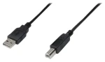 Digitus USB 2.0 A-B / Propojovací kabel / K tiskárně a periferiím (AK-300105-030-S)
