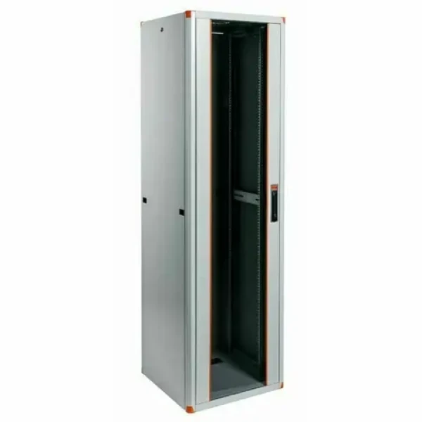 Legrand EvoLine 19" stojanový rozvaděč 22U / 600x600mm / 1000kg / jednokřídlé skleněné dveře (EVO22U6060)