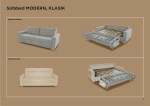 Materasso Rohová sedačka SOFABED DOUBLE - CLASSIC - lůžko 140 cm VARIANTA PROVEDENÍ: KLASIK