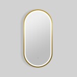 Zrcadlo se senzorem SAT Aurum 40x80 cm broušené zlato SATZAUR4080BZ SATZAUR4080BZ