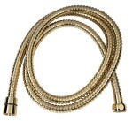 SAPHO - POWERFLEX kovová sprchová hadice, 150cm, zlato FLEX150G