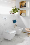 VILLEROY & BOCH - Finion Závěsné WC, DirectFlush, CeramicPlus, Stone White 4664R0RW