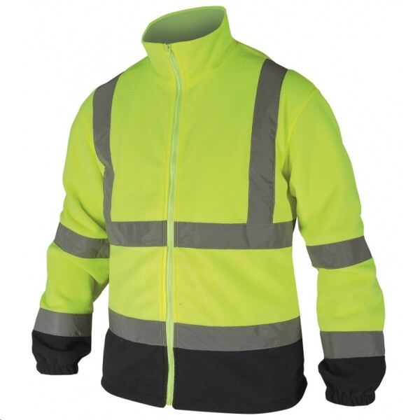 Mikina REF 401 H8904 HI-VIZ fleecová reflexní žlutá 2XL žlutá