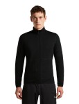 ICEBREAKER Mens Merino 400 RealFleece Descender LS Z, Black (vzorek) velikost: M