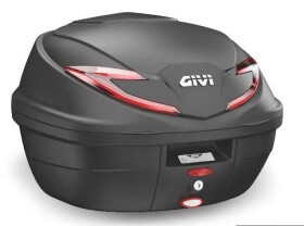 B360N2 kufr Givi černý (Monolock s vlastní plotnou) s červenými odrazkami, objem 39 ltr.