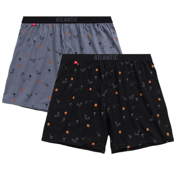 Pánské trenýrky 2 pack 052 - Atlantic vícebarevná L