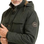 Bushman Pánská zateplená bunda Hayk, tmavě zelená XXXXL