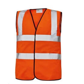 Vesta reflexní LYNX PLUS, Hi-Vis s kontrastními černými paspulemi a reflexními pruhy 2XL oranžová