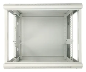 Extralink 19" nástěnný rozvaděč 9U šedá / Nástěnný rozvaděč / 600x600 mm / nosnost 60 kg / kovové dveře (EX.13025)