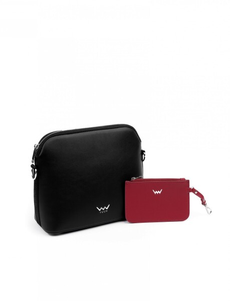 Dámská koženková crossbody kabelka VUCH Merise Black, černá