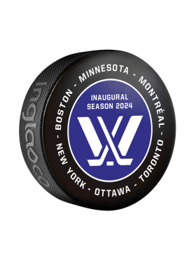 Inglasco / Sherwood Puk PWHL 2024 Inaugural Season Official Souvenir Puck