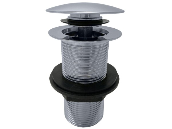 RAV Slezák - Výpusť umyvadlová CLICK-CLACK 5/4 bez přepadu, Chrom MD0798 MD0798