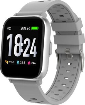 Denver SW-162 šedá / chytré hodinky / 1.4 / Bluetooth / senzor tělní teploty / multisport / IP67 / iOS a Android (116111000272)