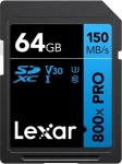 Lexar Professional 800x PRO 64GB / čtení: 120MBps / zápis: 45MBps / Class 10 / V30 UHS-I (LSD0800P064G-BNNNG)