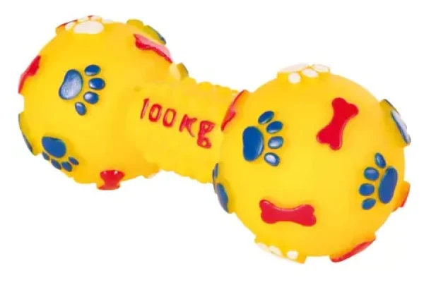 TRIXIE 3361 Silácká činka 100 kg 15 cm / se zvukem (4011905033617)