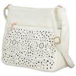 Trendy dámská koženková crossbody kabelka Orma, béžová