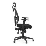 Kancelářská židle, asynchronní mechanismus, černá, KA-Q8250 BK