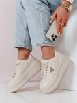 Dámské tenisky na platformě SNIKPIK beige FashionStreet ZY0927 36