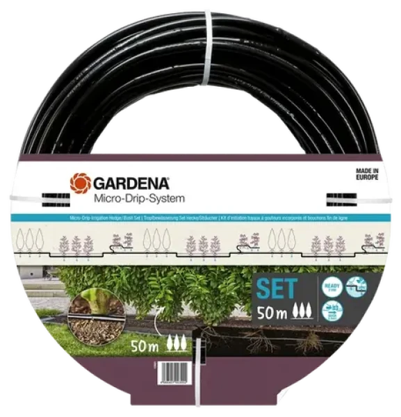 Gardena 13501-20 Micro-Drip-System zavlažování keřů/živých plotů (50 m) (13501-20)