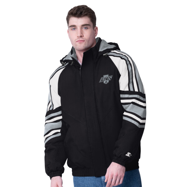 Starter Pánská bunda Los Angeles Kings NHL Vintage Frontier Hooded Jacket Velikost: L