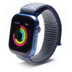 GEAR4 Sportovní řemínek Apple Watch 45/44/42mm modrá / Řemínek / Nylon / Voděodolný (705009518)