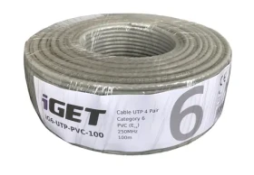 IGET Patch kabel cat6 UTP 100 m role (84005021)