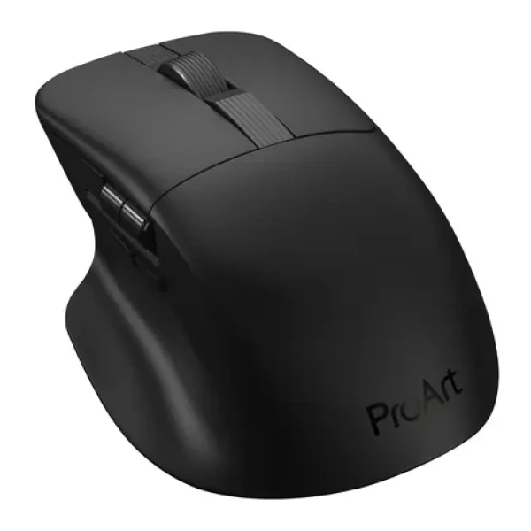 ASUS ProArt MD301 černá / Ergonomická optická myš / 8000 DPI / USB-C + 2.4 GHz + Bluetooth (90XB0AF0-BMU010)