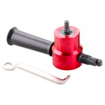 LEVIOR 20363 Nástavec na stříhání plechu do vrtačky, HEX 1/4"