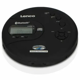 Rozbaleno - Lenco CD-300 černá / Přenosný CD přehrávač / MP3 / 3.5mm / BT 4.2 / rozbaleno (CD-300SCHWARZ.rozbaleno)