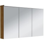 CERANO Koupelnová zrcadlová skříňka s LED osvětlením Avia - dub medový - 115x70x16,5 cm