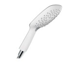 HANSGROHE - Raindance Select E Sprchová hlavice 150, 3 proudy, EcoSmart 9 l/min, bílá/chrom 26551400
