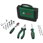 BOSCH Sada ručního nářadí / 26 ks / Ráčna, kombinačky, šroubovák (4059952643328)