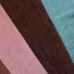 HK living Sametový polštář Striped 45 x 45 cm, multi barva, textil