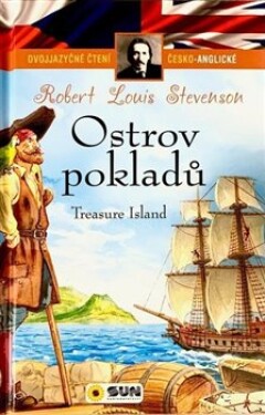 Ostrov pokladů dvojjazyčné čtení Č-A Robert Louis Stevenson,