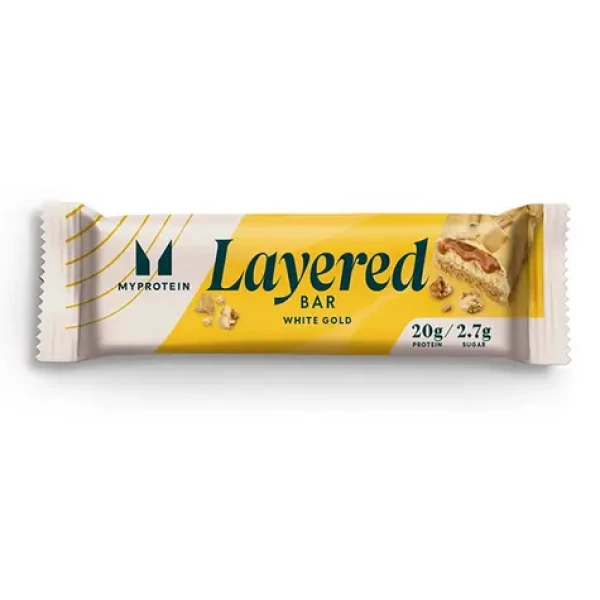 MyProtein Layered Protein Bar 60 g white gold (18498)