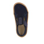 Chlapecké plátěné barefoot přezůvky CANVAS T-BAR DARK BLUE Froddo G1700439 - 35
