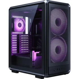 Cooler Master Masterframe 500 Mesh ARGB černá / SSI-CEB / 2x USB-A 3.2 / 1x USB-C 3.2 / 2x 200mm / 1x 120mm / bez zdroje (MF500M-KHNN-S01)