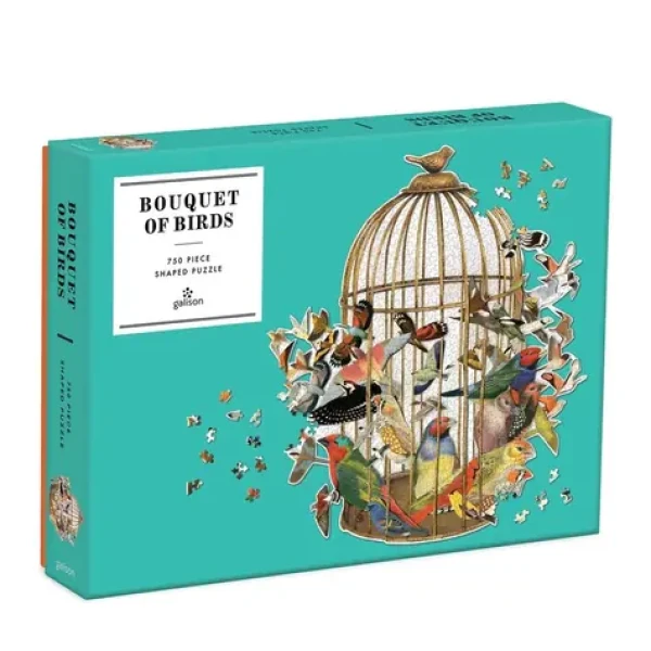 Galison Puzzle Kytice z ptáků
