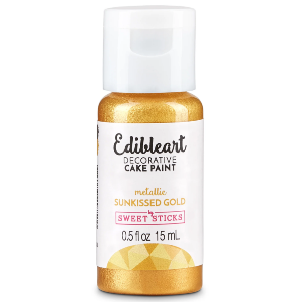 Metalická barva tekutá 15ml Sunkissed Gold - Sweet Sticks