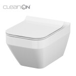 GEBERIT DuofixBasic s bílým tlačítkem DELTA51 + WC CERSANIT CLEANON CREA čtverec + SEDÁTKO 458.103.00.1 51BI CR2