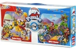 GRAFIX Panoramatické puzzle Závod robotů Závodníci BMX