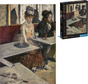 Puzzle Edgar Degas: V kavárně 1000 dílků - Clementoni